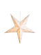Kaemingk Crăciunesc Decorativ Suspendata Stea Plastic Alb 60x19x60buc 1buc