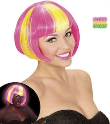 Carnival Wig Square Valentina Neon Yellow