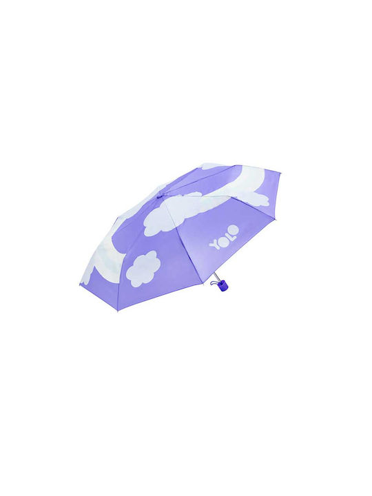 Yolo Kids Curved Handle Umbrella Purple