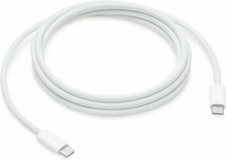 Apple USB 2.0 Cable USB-C male - USB-C 240W Λευκό 2m (MU2G3ZM/A)