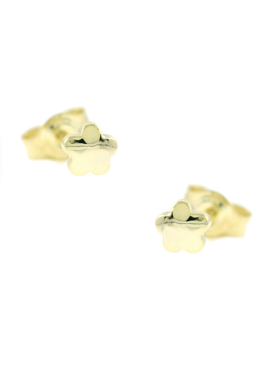 Senzio Belibasakis Kids Earrings Studs made of Gold 9K