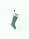 Christmas Decorative Fabric Gray Socks L44.5xW20.5xH20.5cm