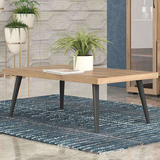 Rechteckiger Zentraler Kaffeetisch Nr20 Holz Honey M120xB70xH43cm