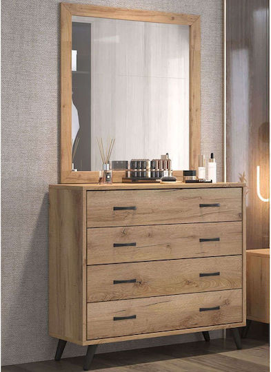 Συρταριέρα Κρεβατοκάμαρας Νο8 Honey 93.5x44.5x83cm Συρταριέρα Κρεβατοκάμαρας Νο8 Honey 93.5x44.5x83cm