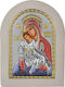 Prince Silvero Icoană Maica Domnului Eleusa Argintie 10x14 cm