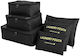 Aria Trade Set Toiletry Bag in Black color