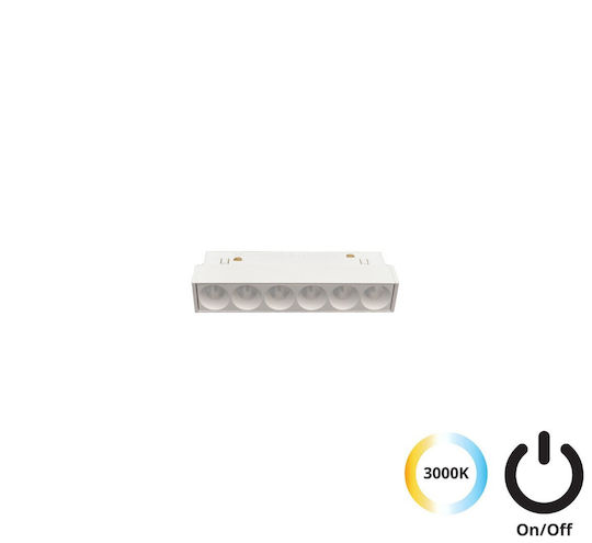 Viokef Antiglare LED Γραμμικό Φωτιστικό Οροφής Θερμό Λευκό IP20 110εκ.