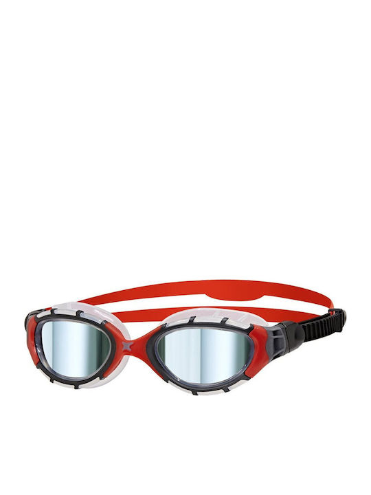 Zoggs Swimming Goggles Adults Red