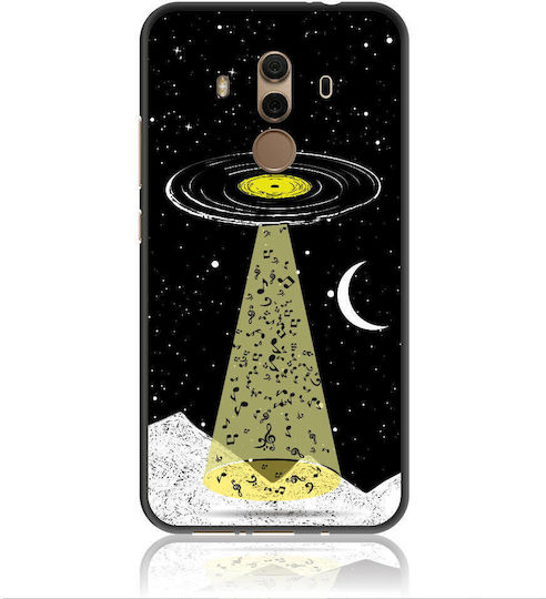 Music From Space Back Cover Σιλικόνης Πολύχρωμο (Huawei Mate 10 Pro)