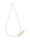Senzio Belibasakis Two-tone Chain Neck made of Gold 14K Length 55cm