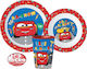 Stor Set de hrănire Cars din Plastic 3buc