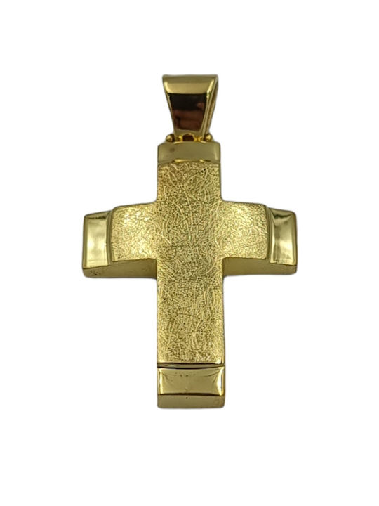 Senzio Belibasakis Men's Gold Cross 14K