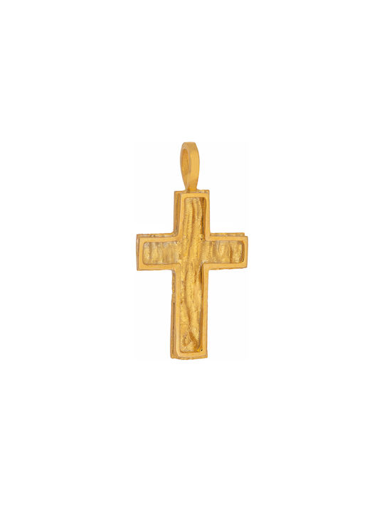 Senzio Belibasakis Herren Gold Kreuz 9K