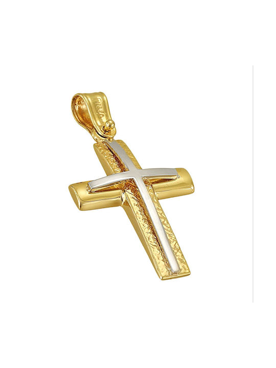 Filva Oro Men's Gold Cross 14K