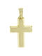 Triantos Herren Gold Kreuz 14K