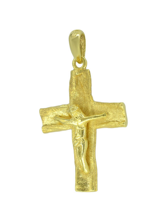 Metrongold Herren Gold Kreuz 14K