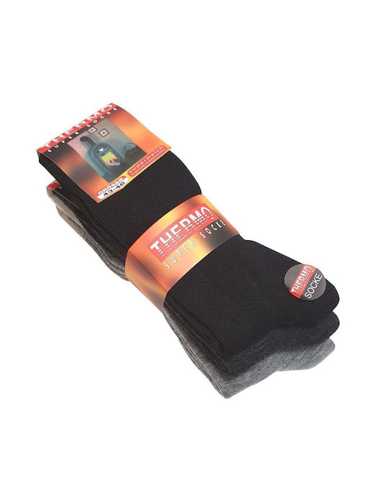 Thermo Socks Κάλτσες Μαύρες 3Pack