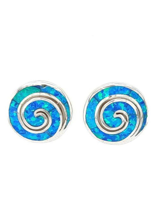 Drandakis Earrings made of Silver with Stones