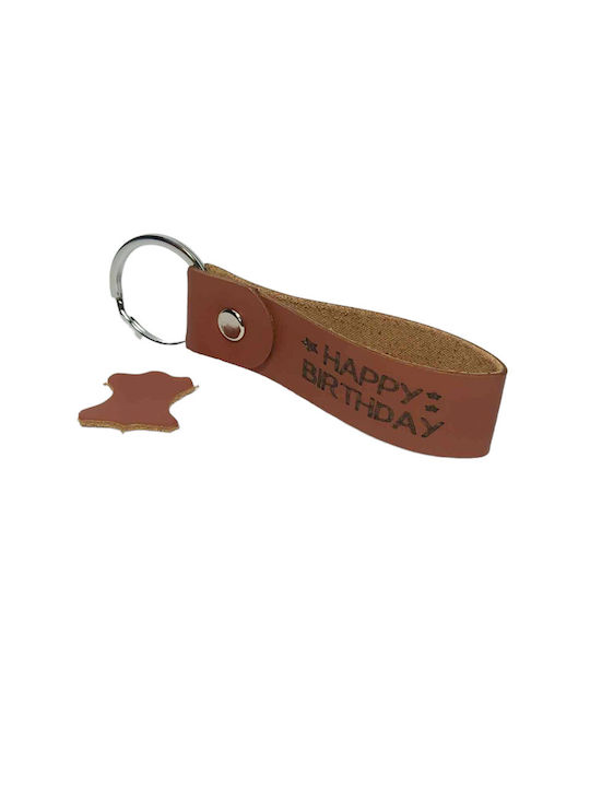 Gk Shoes Handmade Keychain Leather Brown