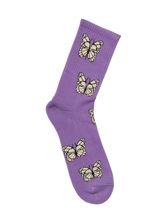 ME-WE Women's Socks Purple