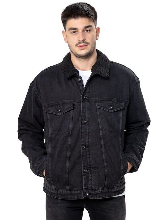 Only & Sons Herrenjeans Winter Jacke Schwarz