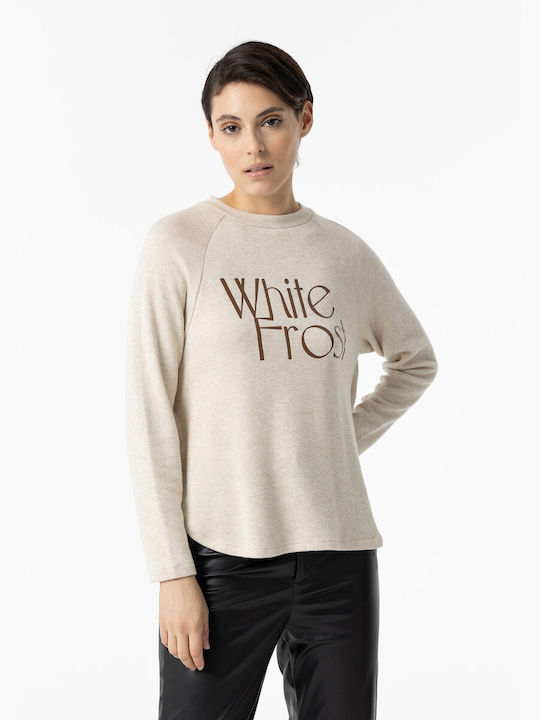 Tiffosi Women's Long Sleeve Pullover Beige