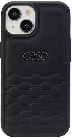 Audi Back Cover Plastic Negru (iPhone 15 Plus / 16 Plus)
