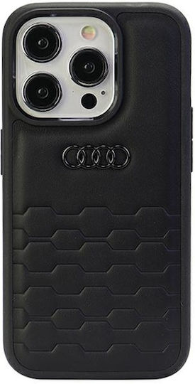 Audi Back Cover Plastic Negru (iPhone 15 Pro Max)