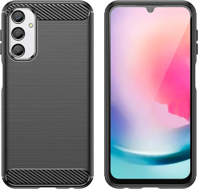 Techsuit Carbon Back Cover Silicone Black (Samsung Galaxy A05s)