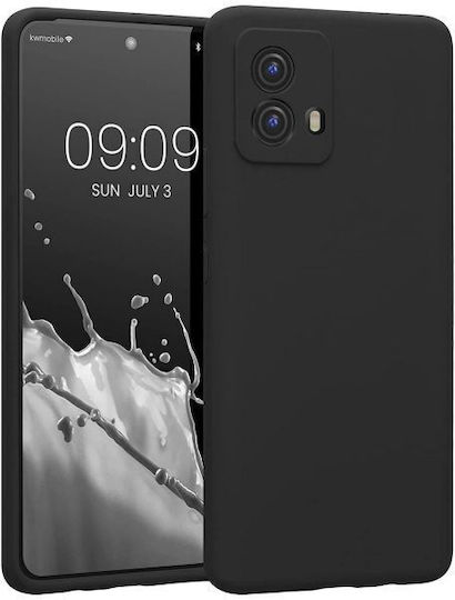 Protect Lens Back Cover Σιλικόνης Μαύρο (Moto G53)
