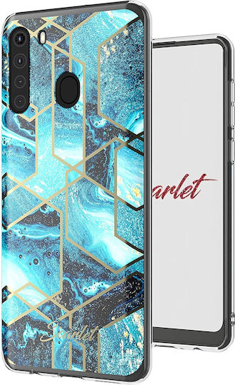 Ghostek Stylish Scarlet Back Cover Σιλικόνης / Πλαστικό Μπλε (Samsung Galaxy A21)