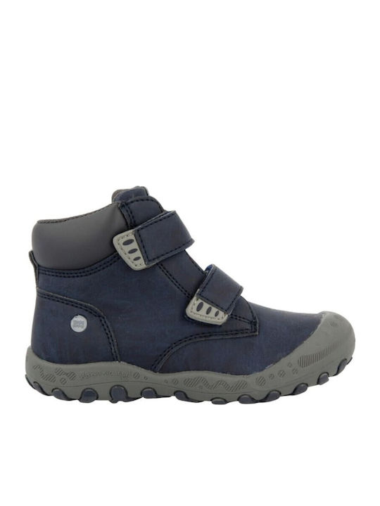 Kinderstiefeletten mit Klettverschluss Marineblau