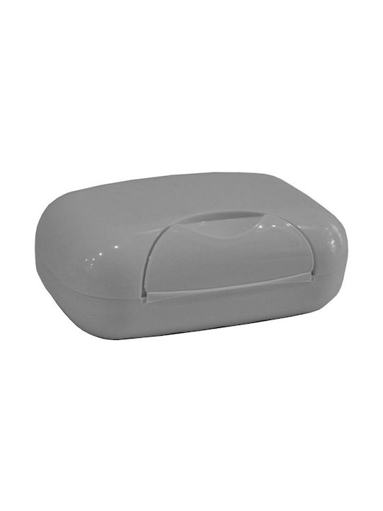 Sidirela Plastic Soap Dish Countertop Gray