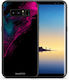 Smartfits Watercolor Pink Black Back Cover Ροζ (Galaxy Note 8)
