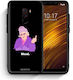 Smartfits Grandma Mood Black Back Cover Negru (Pocophone F1) 6729215639707_39868580987035