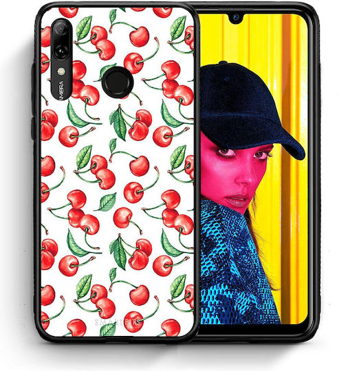 Smartfits Cherry Summer Задна корица Бордо (Huawei P Smart 2019)