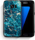Smartfits Marble Blue Back Cover Albastru (Galaxy S7 Edge)
