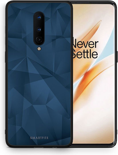 Smartfits Geometric Blue Abstract Back Cover Μπλε (OnePlus 8)
