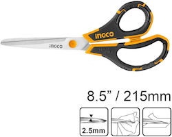 Ingco Scissors 21.5cm with Stainless Steel Blade