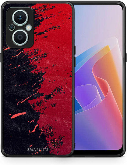 Smartfits Red Paint Umschlag Rückseite Rot (Oppo Reno7 Lite) 8427247337811_46685783884115