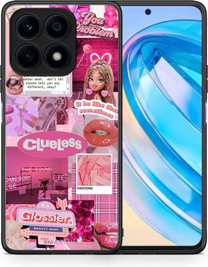 Smartfits Pink Love Back Cover Roz (Honor X8a)