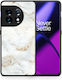 Smartfits White Gold Marble Umschlag Rückseite Weiß (OnePlus 11) 8459067752787_46793778331987