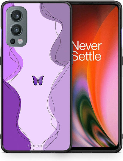 Smartfits Purple Mariposa Задна корица Лилав (OnePlus Nord 2) 7634931155099_43313258856603