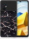 Smartfits Marble Black Rosegold Back Cover Negru (Poco M5) 7608550391963_43236646617243