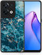 Smartfits Marble Blue Back Cover Μπλε (Oppo Reno8)