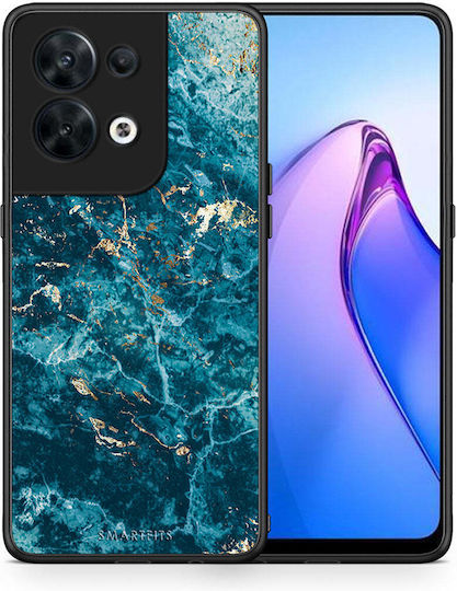 Smartfits Marble Blue Back Cover Μπλε (Oppo Reno8)