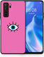 Smartfits Blue Eye Pink Umschlag Rückseite Blau (Huawei P40 Lite 5G) A00_SM1-HU-P40LIT5G_BLUEEYEPINK_