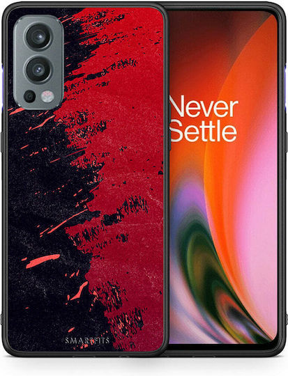 Smartfits Red Paint Back Cover Red (OnePlus Nord 2)