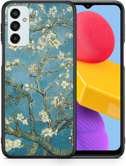 Smartfits White Blossoms Back Cover Alb (Galaxy M13)