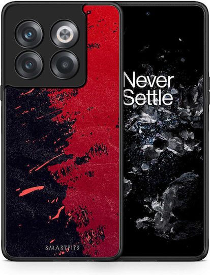 Smartfits Red Paint Back Cover Red (OnePlus 10T)